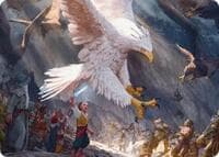 The Eagles Are Coming! Art Card - Art Series: The Hobbit - Magic: The Gathering card