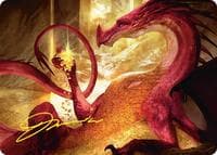 Gleaming Splendor Art Card (Gold-Stamped Signature) - Art Series: The Hobbit - Magic: The Gathering card