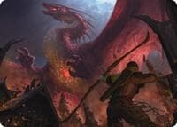Magnificent End Art Card - Art Series: The Hobbit - Magic: The Gathering card