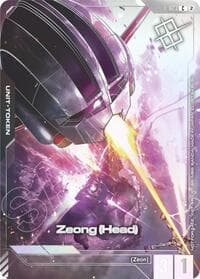 Zeong (Head) (T-023) Token (World Championship Regionals 26-27 Season 2) (Champion) - Gundam Promotional Cards - Gundam Card Game card