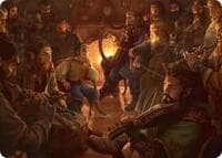 An Unexpected Party Art Card - Art Series: The Hobbit - Magic: The Gathering card
