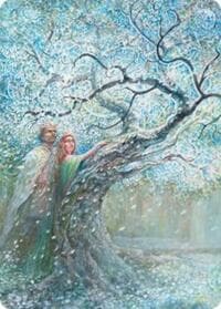 Flowering of the White Tree Art Card - Art Series: The Hobbit - Magic: The Gathering card
