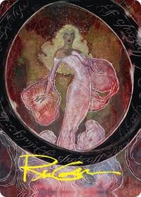 Galadriel's Dismissal Art Card (Gold-Stamped Signature) - Art Series: The Hobbit - Magic: The Gathering card