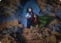 Bilbo, Thief in the Night Art Card - Art Series: The Hobbit - Magic: The Gathering card