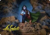 Bilbo, Thief in the Night Art Card (Gold-Stamped Signature) - Art Series: The Hobbit - Magic: The Gathering card