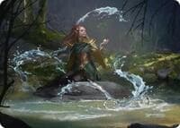 Mirkwood Meditator Art Card - Art Series: The Hobbit - Magic: The Gathering card