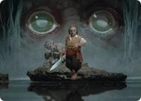 Riddles in the Dark Art Card - Art Series: The Hobbit - Magic: The Gathering card