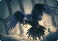 Most Decrepit Old Bird Art Card - Art Series: The Hobbit - Magic: The Gathering card