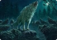 Reverent Howl Art Card - Art Series: The Hobbit - Magic: The Gathering card
