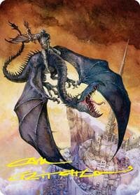 Witch-king, Bringer of Ruin Art Card (Gold-Stamped Signature) - Art Series: The Hobbit - Magic: The Gathering card