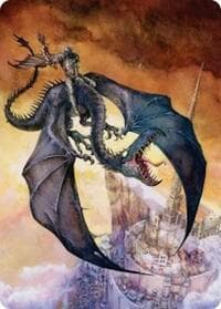 Witch-king, Bringer of Ruin Art Card - Art Series: The Hobbit - Magic: The Gathering card
