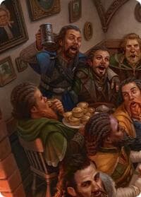 Fili and Kili, Joyous Art Card (1/12) - Art Series: The Hobbit - Magic: The Gathering card