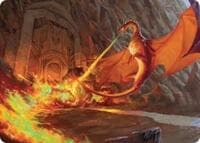 Smaug's Fury Art Card - Art Series: The Hobbit - Magic: The Gathering card