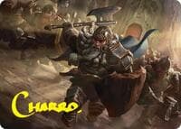Thorin, Mountain-king Art Card (Gold-Stamped Signature) - Art Series: The Hobbit - Magic: The Gathering card