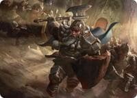 Thorin, Mountain-king Art Card - Art Series: The Hobbit - Magic: The Gathering card