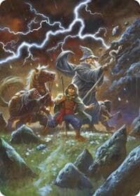 Call Forth the Tempest Art Card - Art Series: The Hobbit - Magic: The Gathering card