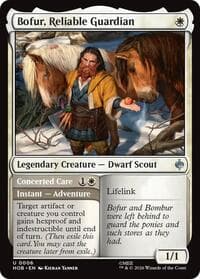 Bofur, Reliable Guardian - The Hobbit - Magic: The Gathering card