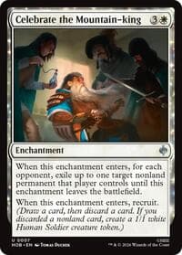 Celebrate the Mountain-king - The Hobbit - Magic: The Gathering card