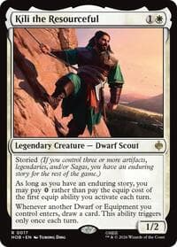 Kili the Resourceful - The Hobbit - Magic: The Gathering card