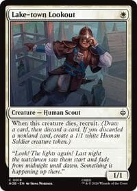Lake-town Lookout - The Hobbit - Magic: The Gathering card
