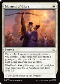 Moment of Glory - The Hobbit - Magic: The Gathering card