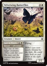 Velvetwing Butterflies - The Hobbit - Magic: The Gathering card