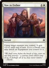 Vow to Erebor - The Hobbit - Magic: The Gathering card