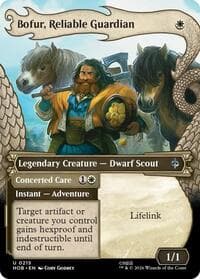 Bofur, Reliable Guardian (Showcase) - The Hobbit - Magic: The Gathering card