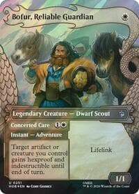 Bofur, Reliable Guardian (Showcase) (Surge Foil) - The Hobbit - Magic: The Gathering card