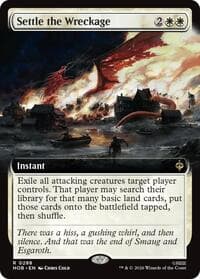 Settle the Wreckage (Extended Art) - The Hobbit - Magic: The Gathering card