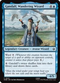 Gandalf, Wandering Wizard - The Hobbit - Magic: The Gathering card