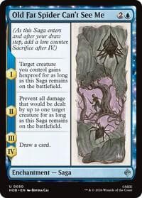 Old Fat Spider Can't See Me - The Hobbit - Magic: The Gathering card