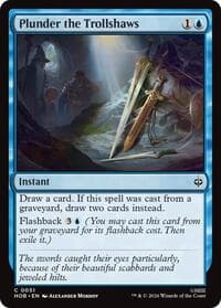 Plunder the Trollshaws - The Hobbit - Magic: The Gathering card