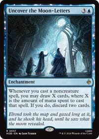 Uncover the Moon-Letters - The Hobbit - Magic: The Gathering card