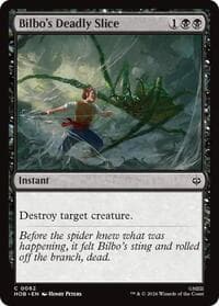 Bilbo's Deadly Slice - The Hobbit - Magic: The Gathering card
