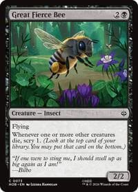 Great Fierce Bee - The Hobbit - Magic: The Gathering card