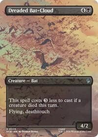 Dreaded Bat-Cloud (Borderless) - The Hobbit - Magic: The Gathering card
