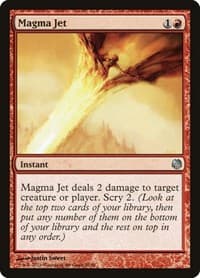 Magma Jet - Duel Decks: Heroes vs. Monsters - Magic: The Gathering card