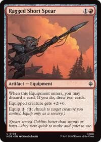 Ragged Short Spear - The Hobbit - Magic: The Gathering card