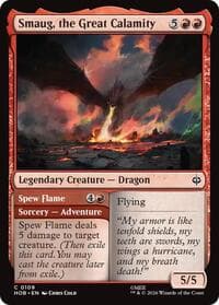 Smaug, the Great Calamity - The Hobbit - Magic: The Gathering card