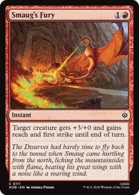 Smaug's Fury - The Hobbit - Magic: The Gathering card