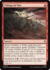 Tidings of War - The Hobbit - Magic: The Gathering card