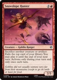 Snowslope Hunter - The Hobbit - Magic: The Gathering card