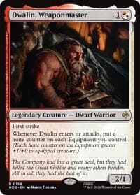 Dwalin, Weaponmaster - The Hobbit - Magic: The Gathering card