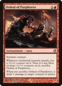 Ordeal of Purphoros - Duel Decks: Heroes vs. Monsters - Magic: The Gathering card