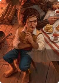 Bilbo, Fellow Conspirator Art Card (4/12) - Art Series: The Hobbit - Magic: The Gathering card