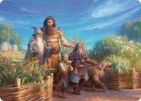 Beorn's Hospitality Art Card - Art Series: The Hobbit - Magic: The Gathering card