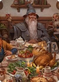 Gandalf, Party Guest Art Card (2/12) - Art Series: The Hobbit - Magic: The Gathering card