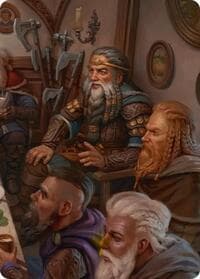 Thorin, King of Durin's Folk Art Card (3/12) - Art Series: The Hobbit - Magic: The Gathering card