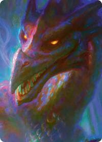 Smaug the Impenetrable Art Card (9/12) - Art Series: The Hobbit - Magic: The Gathering card